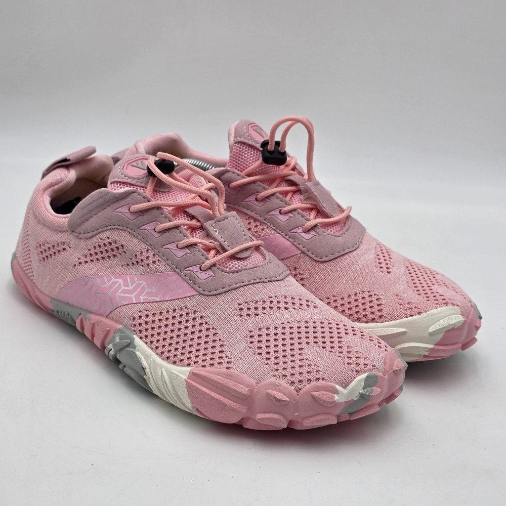 Joomra Minimalist Barefoot Trail Run Shoes Pink/Gray Women's Size 10.5 NWOB